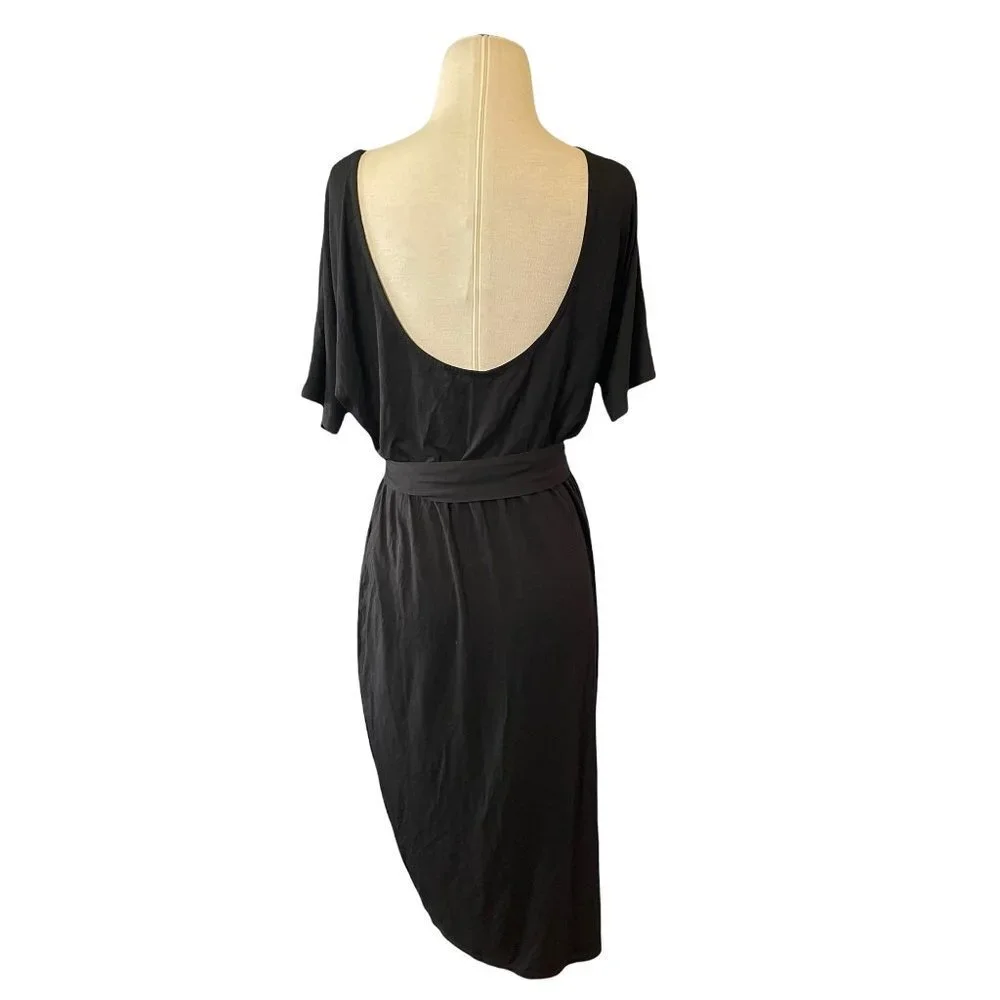 Lovers + Friends Jhene Midi Dress in Black Small New - Picture 6 of 8